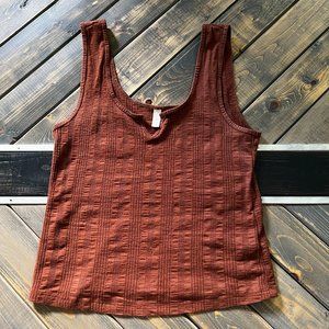 Small Pilcro Anthropolgie Sustainable Notched Tank